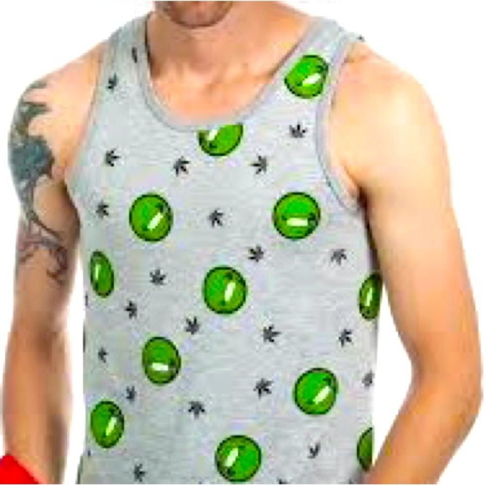 YUNG by Wiz Khalifa ‘Happy Face’ Men’s Tank Top - Medium - NEW w/ TAG